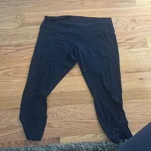 Navy Lululemon Align Tights Size 18